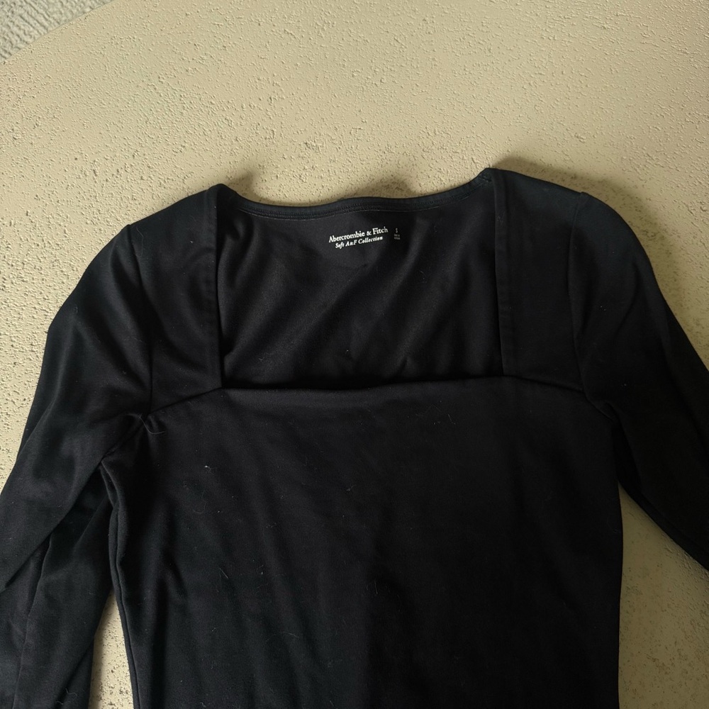Abercrombie & Fitch Black Long Sleeve Top